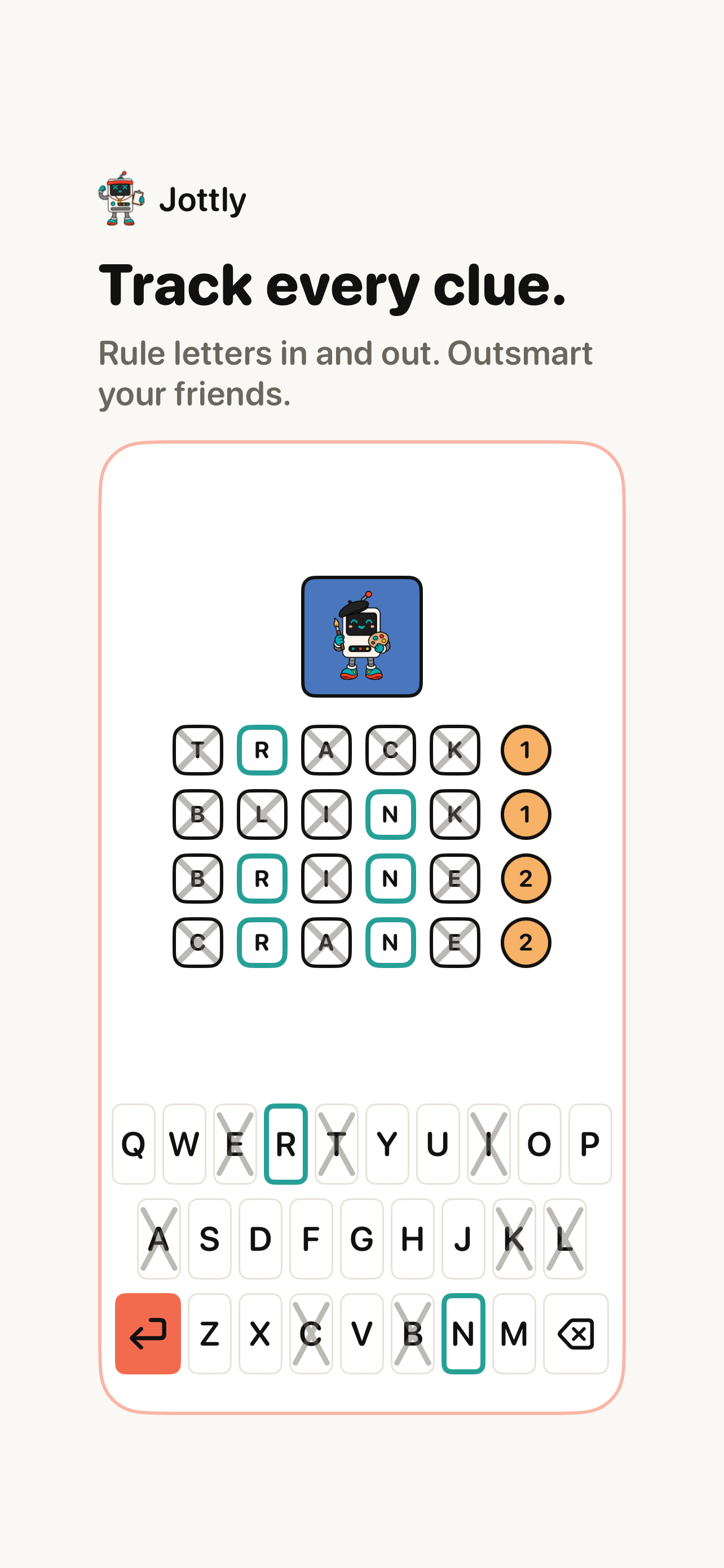Jottly: track every clue